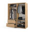 Gulbahar 2 Door Manufactured Wood Wardrobe-595109361