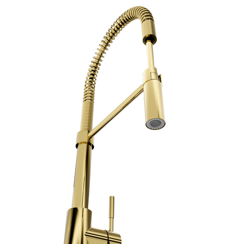 ZLINE Sierra Kitchen Faucet, Polished Gold