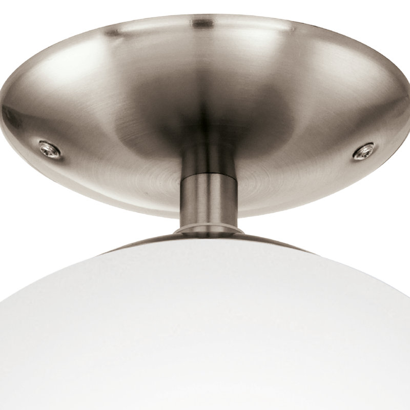 Bussiere Glass Semi Flush Mount