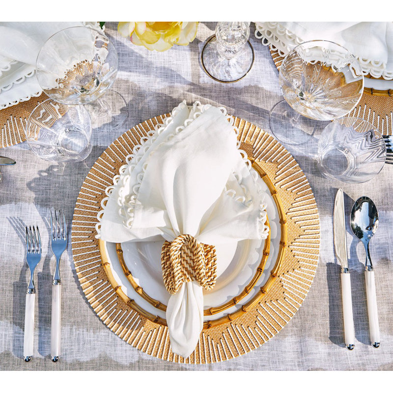 Dreamweaver Placemat, Green/White