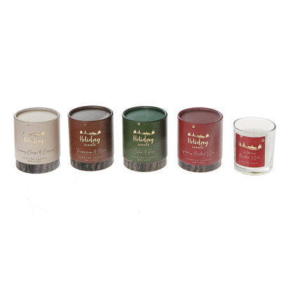 Ensemble de 4 bougies parfumées Winter Solstice