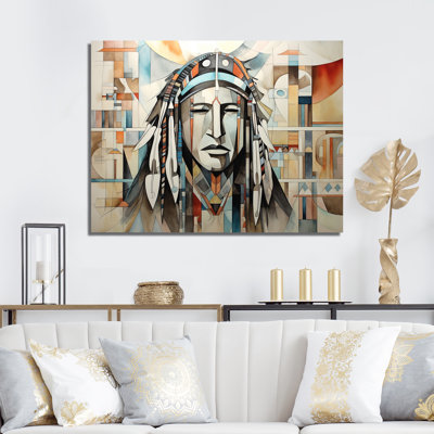 Impression sur toile Native Cherestic Cherokee