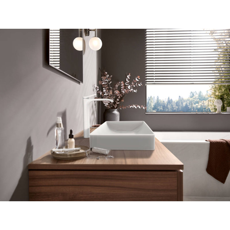 Robinet à trou unique Hansgrohe Vivenis 250, 1,2 GPM, Blanc