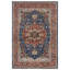 Samarkand 100 One Hundred Fourteen Area Rug In Navy / Rust-1642883232