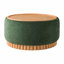 Repose-pieds de rangement en chenille 29 po, housse réversible et structure en bois robuste, repose-pieds pratique pré-assemblé-577223512
