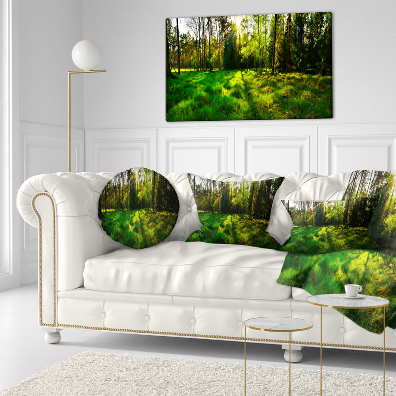 Landscape Reversible Throw Pillow