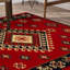 Tapis noir / ivoire / rouge à motif géométrique Padillo-1768082313-1827462979