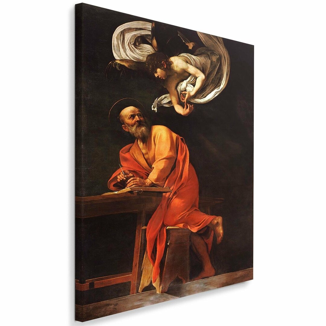 Leinwandbild Inspiration St. Matthew von Caravaggio