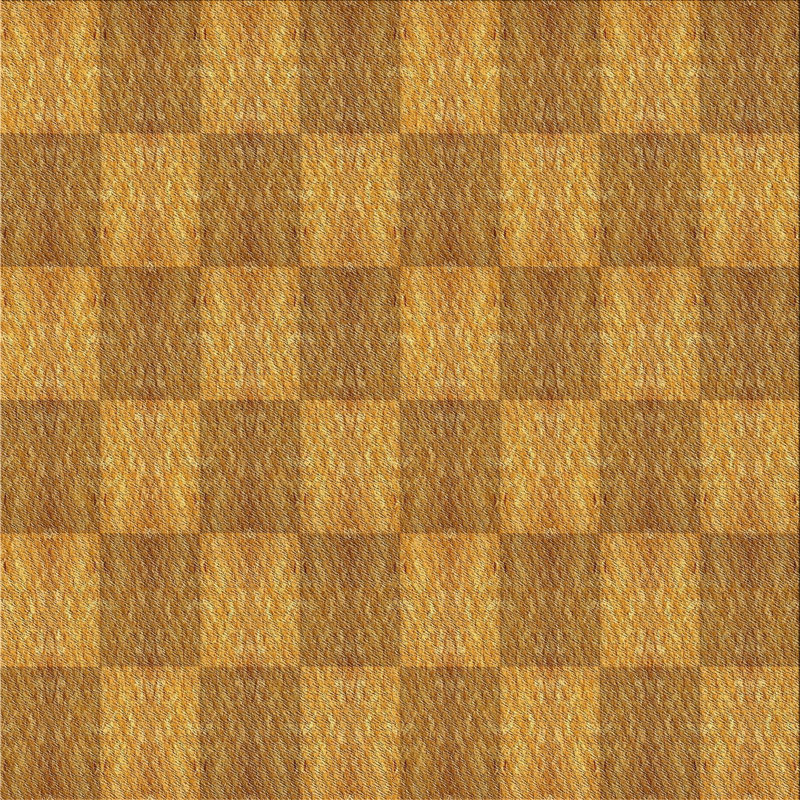 Tapis de zone brun à motif, Carré 6 pi