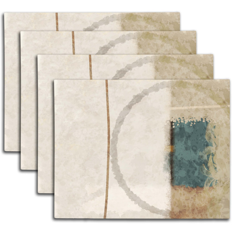 Polyester Abstract Rectangle Placemat