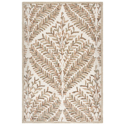 Andresky Hand Tufted Wool Ikat Rug