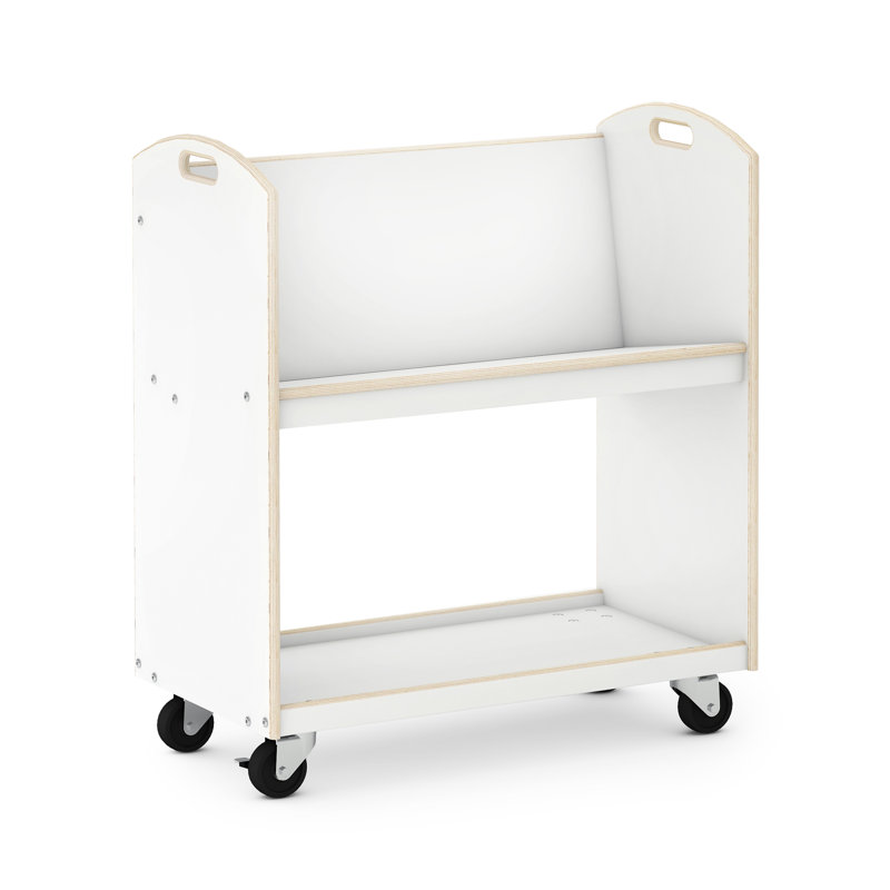 Chariot à livres EdQ Essentials, Blanc