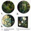 Green Yellow Urban Jungle II - Abstract Collages Canvas Prints-580341239-580341243