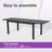 Aluminum Extendable Outdoor Patio Dining Table (63" - 94.5")  For 8-10 Person-42299852