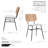 Arbela 18.89'' H Polyurethane Upholstered Side Chair-145651372
