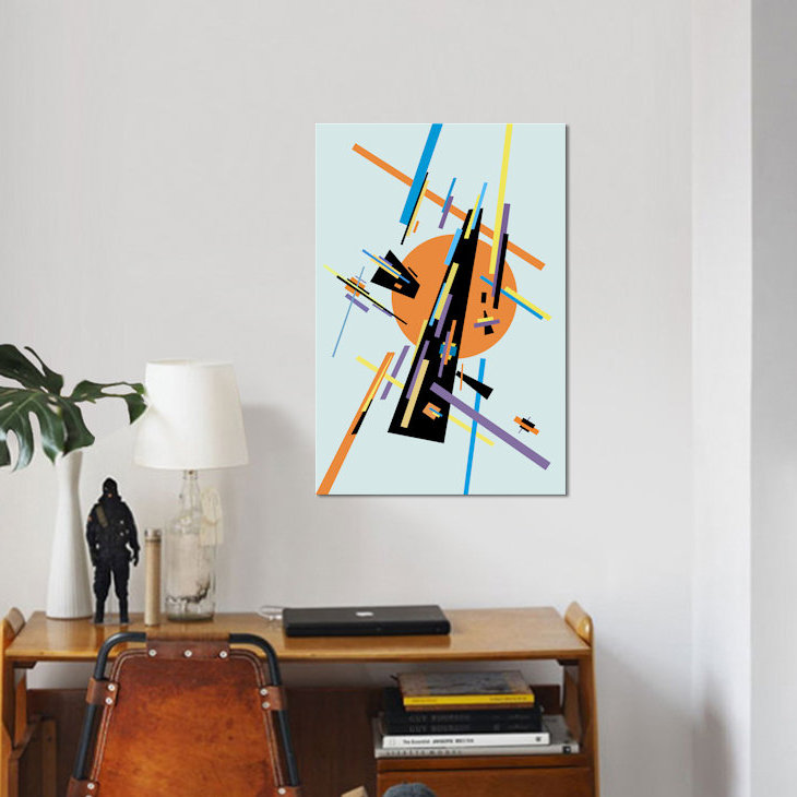 « velocithink », impression sur toile, H 12 po x l 8 po x P 0,75 po, Pas de tapis, Toile tendue