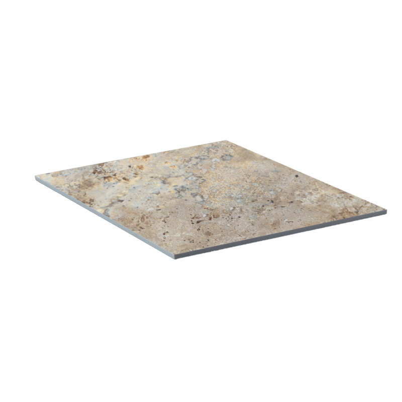 4'' W x 4.6'' L Engineered Stone Peel and Stick Mosaic Tile, Sunrise Gold