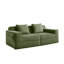 Canapé modulaire à 2 places sans siège, canapé modulaire Cloud avec assise profonde et canapé modulaire moderne à 2 places avec coussins décoratifs-937161546