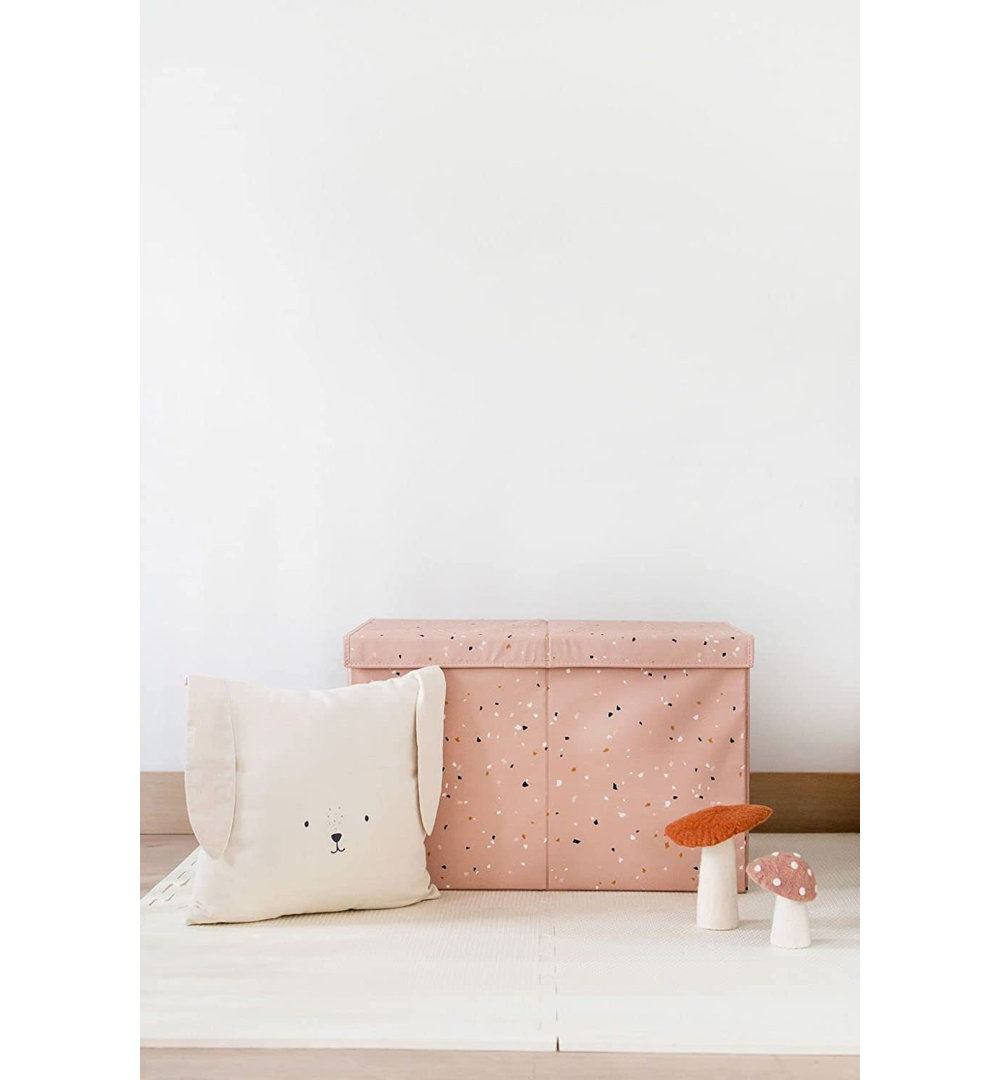 3 Sprouts - Recycled Fabric Storage Chest with Lid - Terrazzo 3 Sprouts 