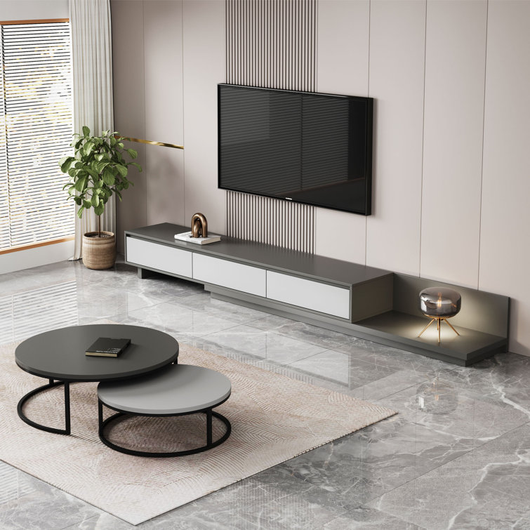 Ensemble 2 pièces table basse et meuble télé