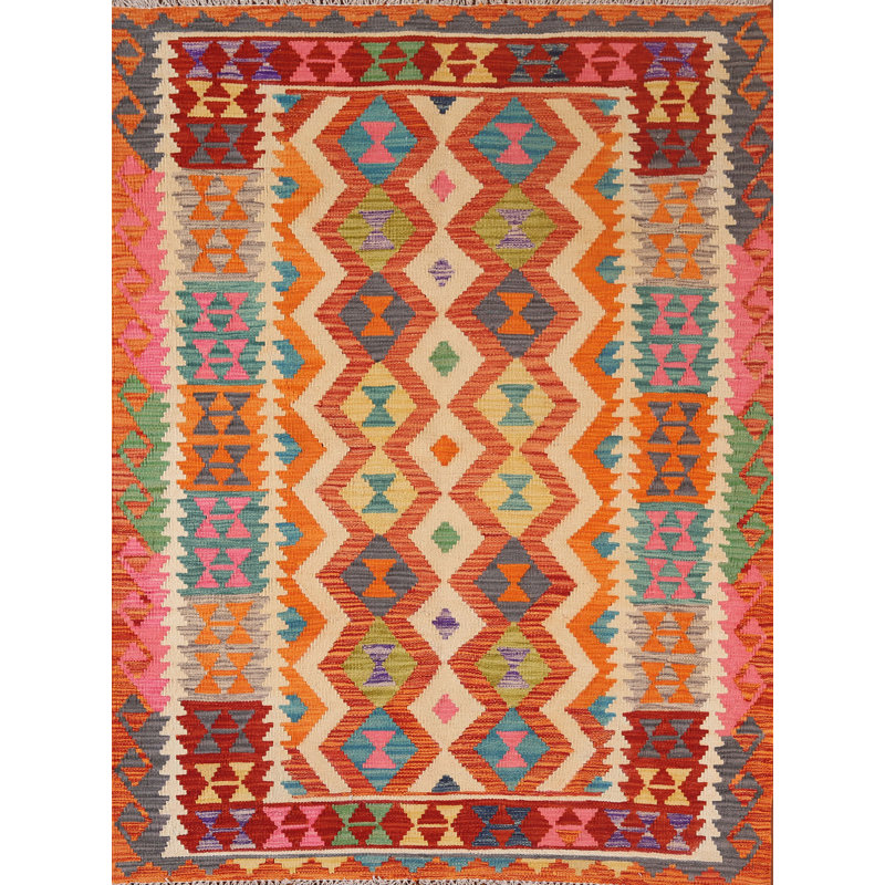 Tapis géométrique Kilim