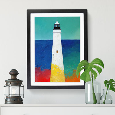 Lighthouse Painted Vol.3 - Picture Frame Print