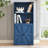 4-Tier Bookshelf With Door - Wooden Storage Bookcase, Display Cabinet For Home & Office, Brown-406047006-406046993