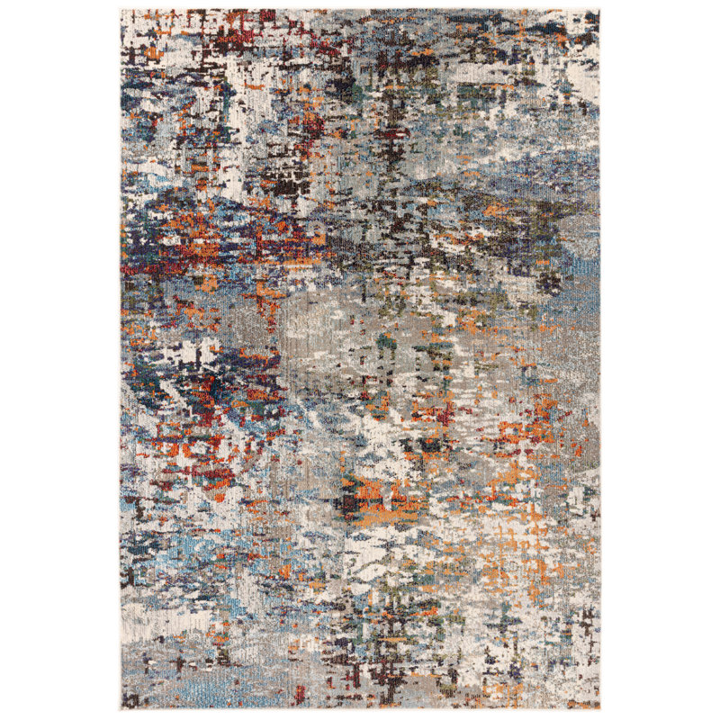 Antebi Abstract Area Rug, Rectangle 160 x 230 cm