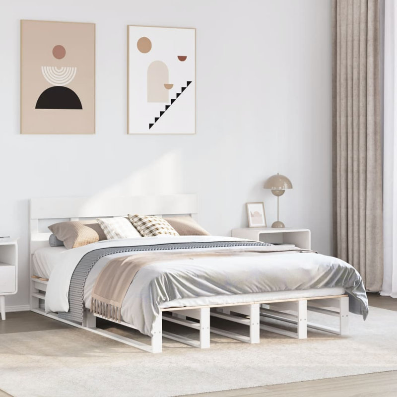 Benecko Solid Wood Bed, Kingsize (5')
