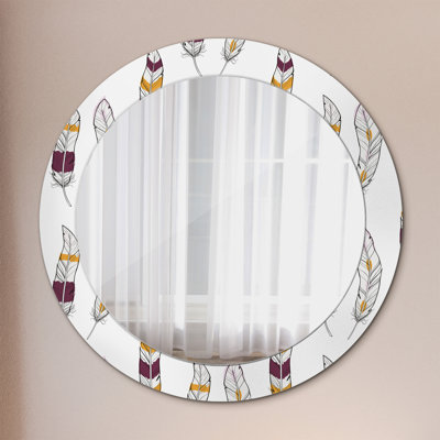 Huldar Glass Flat Wall Mirror
