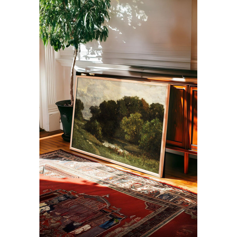 Peinture décorative encadrée