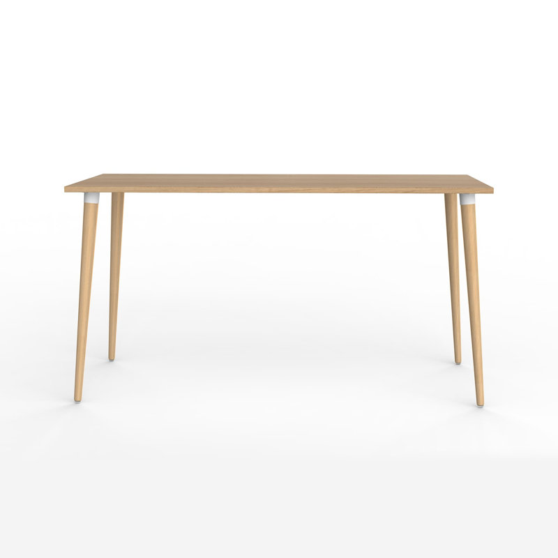 Gilman Solid Wood Base Writing Desk, Oak, 74cm H x 100cm W x 60cm D