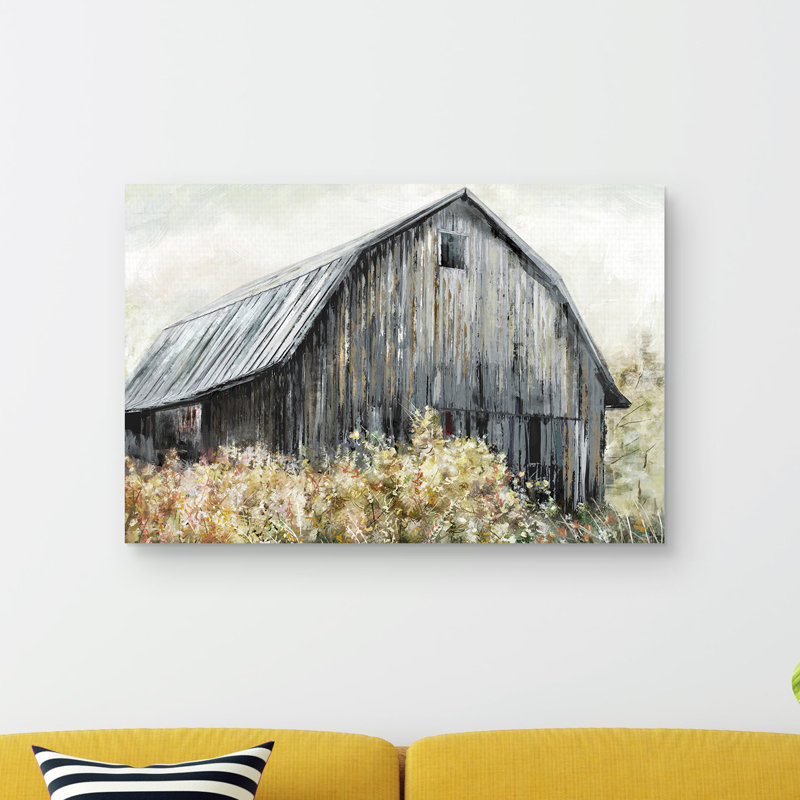 " Wildflower Barn " Print