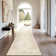 Medallion Non Slip Washable Rug(Cream)