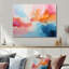 «Pink Bliss Sunset Celebration», art mural abstrait-233614379-233615317