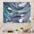 Toile avec cadre flottant blanc