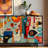 Abstract Artistry, Elegant Storage Cabinet