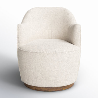 Corson Upholstered Swivel Barrel Chair