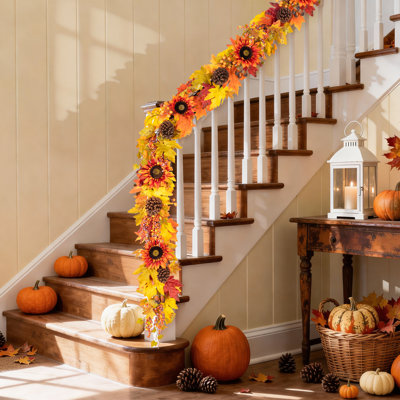 12ft Fall Oversized Sunflower Garland