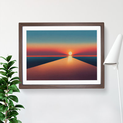 XH1022-6186X Modern Sunset Vol.2 Abstract - Single Picture Frame Print