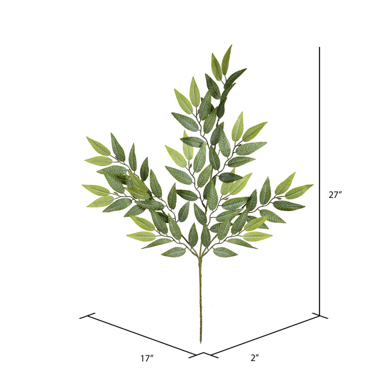 6 pièces pour les mini-branches de feuilles