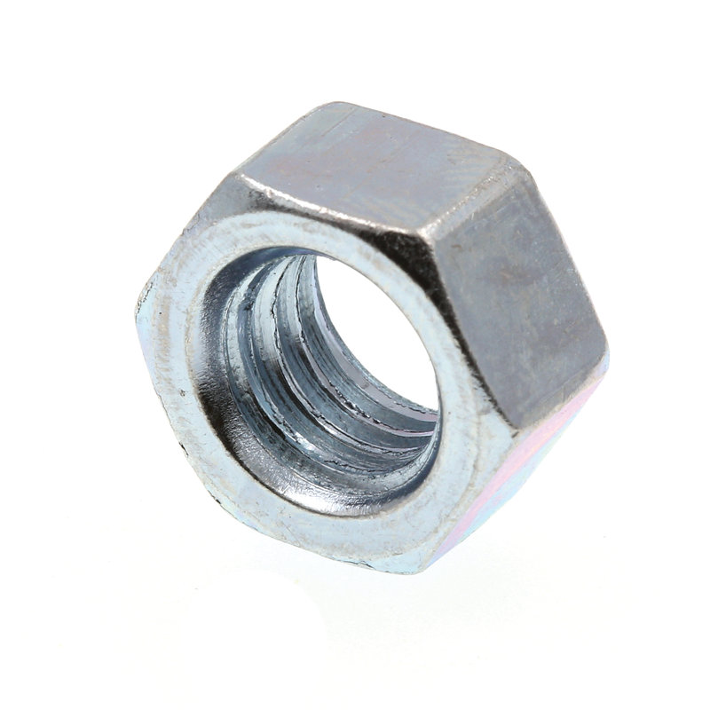 Finished Hex Nuts, 3/8 in.-16, A563 Grade A Zinc Plated Steel (100 Pack)