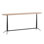 Fabiana 71" Wide Oak Wood Console Table, Light Natural