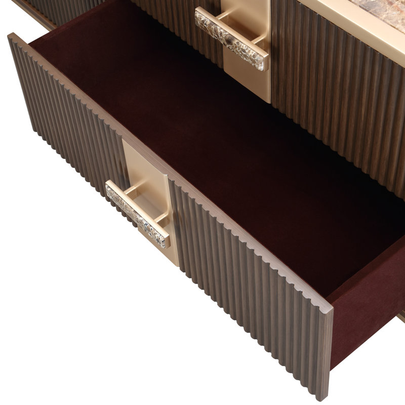 West Kensington Media Cabinet, Espresso Wood