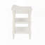 Table de chevet blanche antique