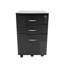 Armoire de rangement roulante avec tiroirs