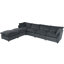 Canapé modulaire rembourré 6 pièces Elaris-108402392