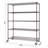 TRINITY EcoStorage 5-Tier NSF Rolling Steel Wire Shelving Unit w/ Wheels (60 in. W x 24 in. D)-732972658