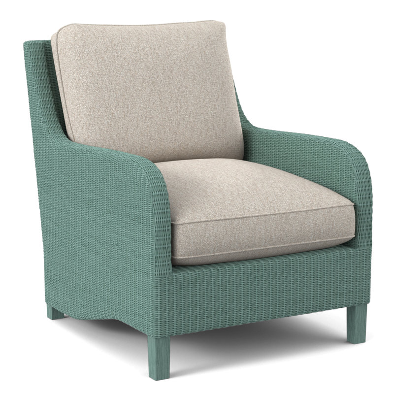 Gibraltar Armchair, Frost White, Snow Crypton Performance; 0884-91