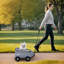 Poussette pliante 4 roues pour chiens et chats miniatures